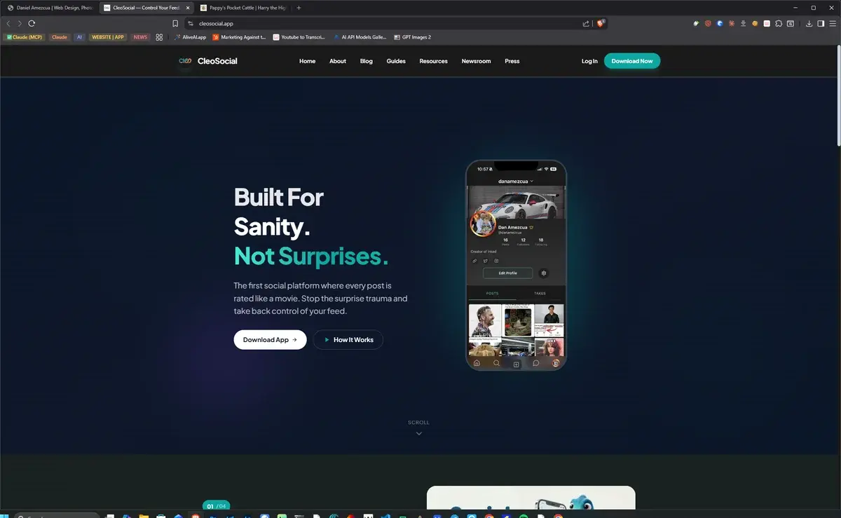 Cleo Social — Web Design / Brand